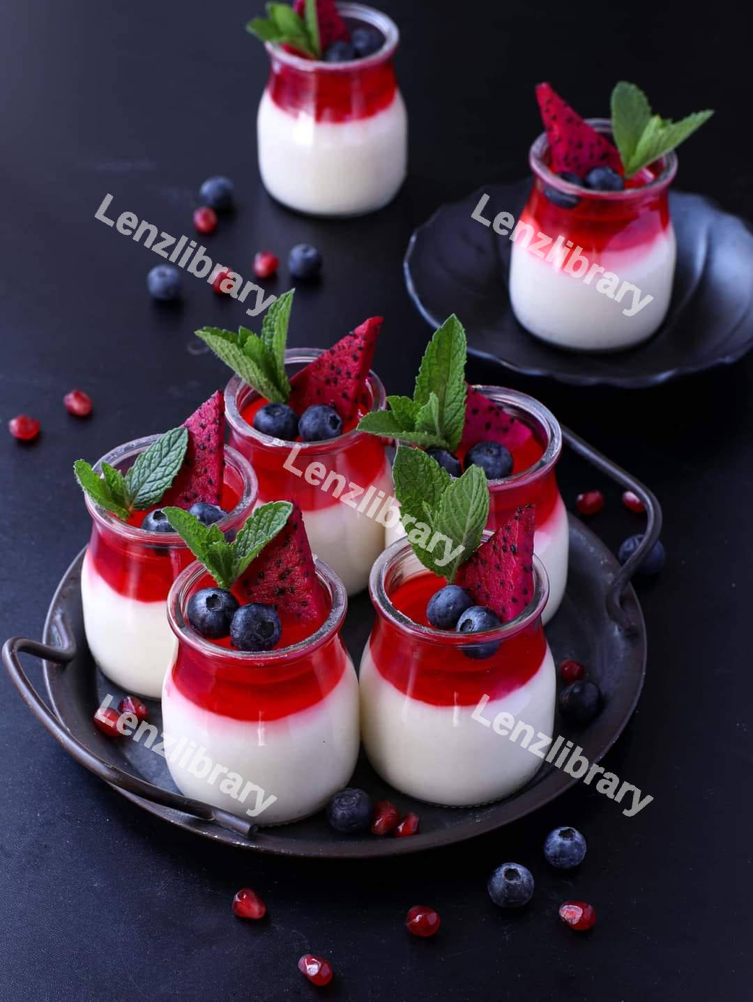 Tasty fruit desert